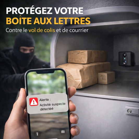 Caméra de surveillance boîte aux lettres – Protection anti vol de colis | Protectbox