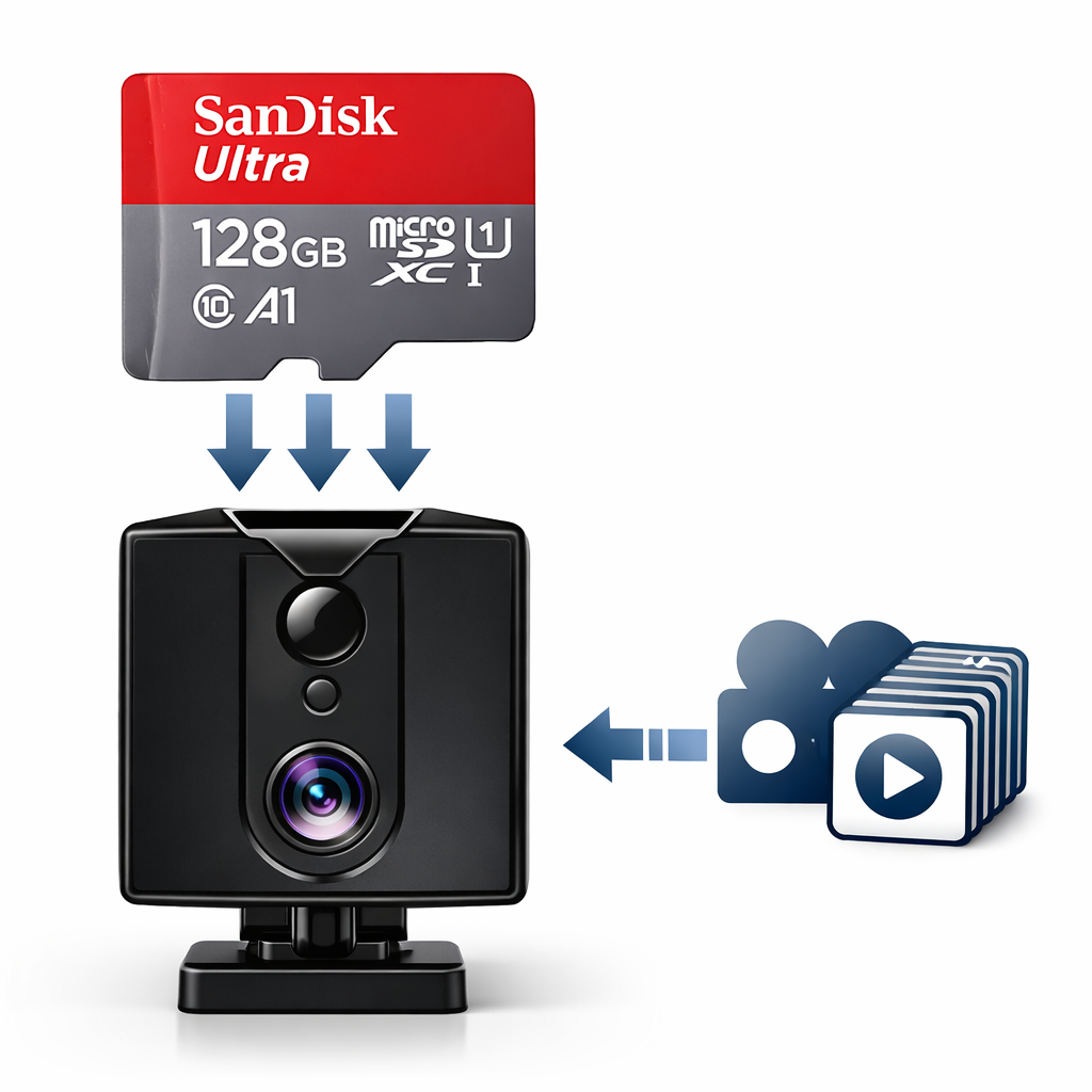 Carte Mémoire Micro-SD 128 Go – Stockage Sécurisé pour Caméra ProtectBox